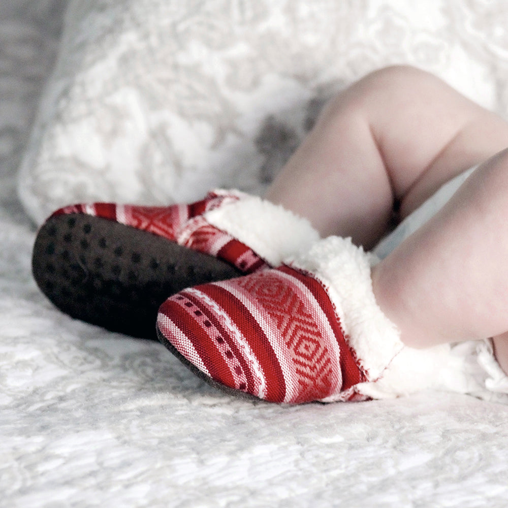 Baby Booties Candy Apple