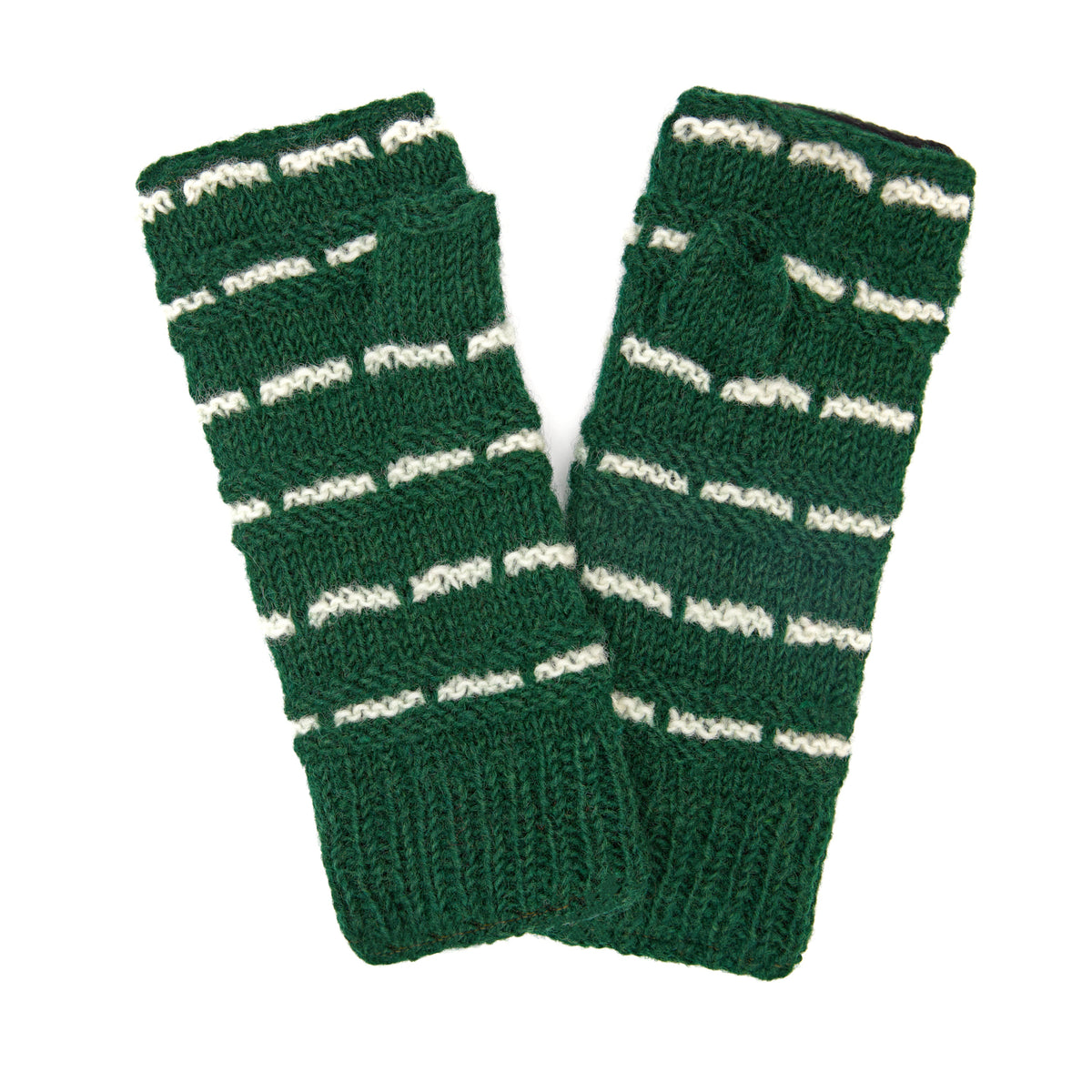 Striped Half Mitten Taiga