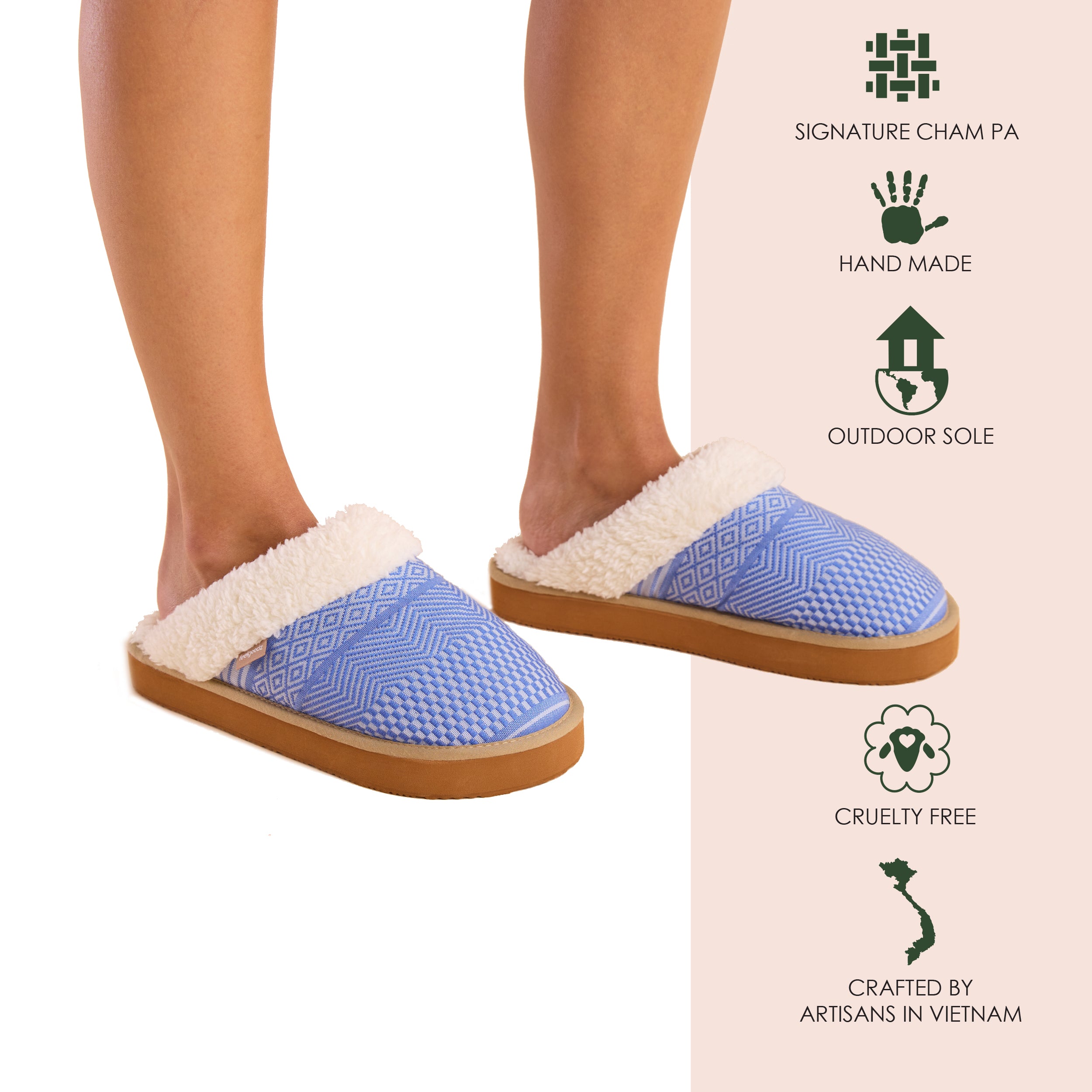 Women's Aurora Sherpa Ombre Mule Azure – Feelgoodz