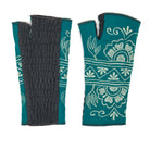 Floral Fingerless Glove Aegean