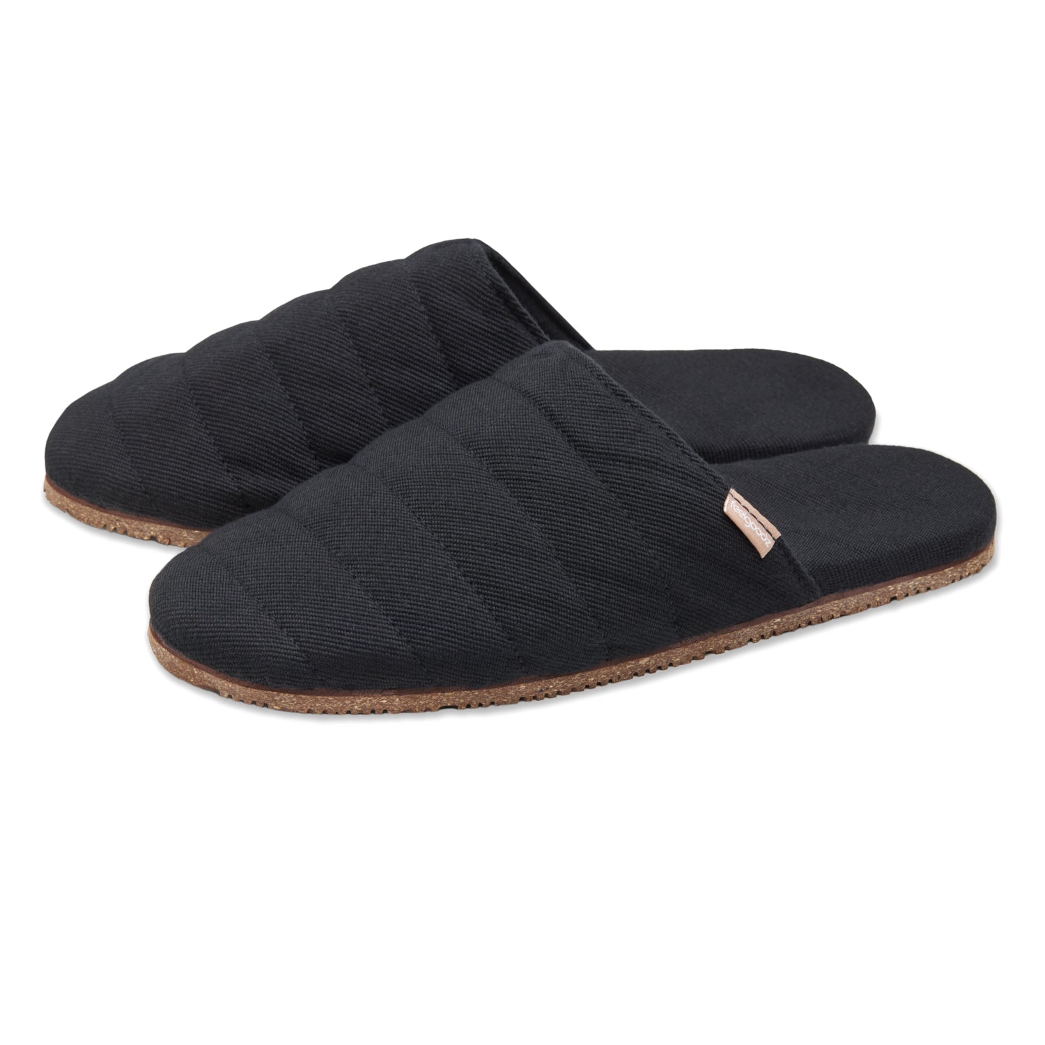 Women's Quilted Mule Slipper Black Canyon – Feelgoodz