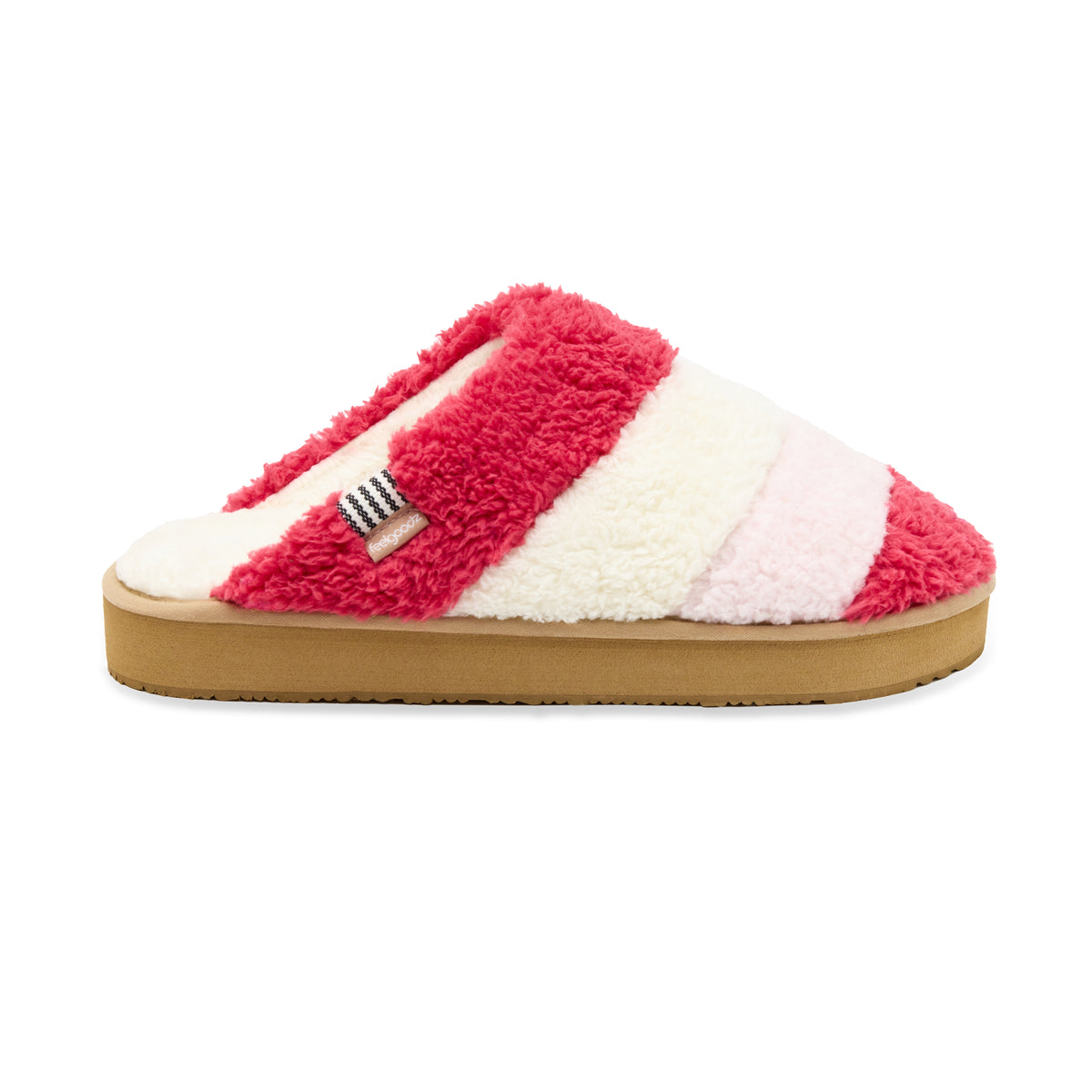 Women's Sherpa Outdoor Mule in Candy Cane profile