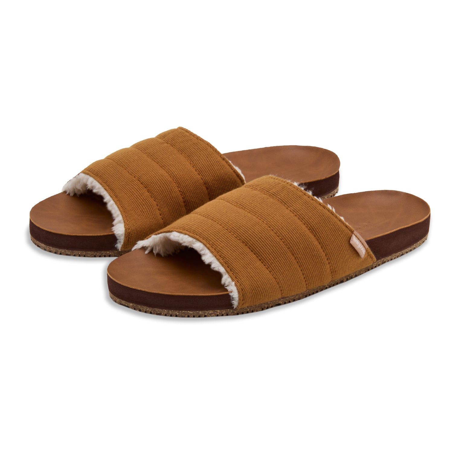 Women's Zensole™ Quilted Lounge Slide Cinnamon – Feelgoodz
