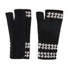 Stripe Fingerless Glove Dahlia