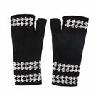 Stripe Fingerless Glove Dahlia