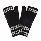 Stripe Fingerless Glove Dahlia