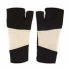 Color Block Fingerless Glove Duality