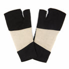Color Block Fingerless Glove Duality