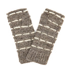 Striped Half Mitten Fallow