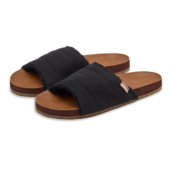 Women's Zensole™ Quilted Lounge Slide Molasses – Feelgoodz