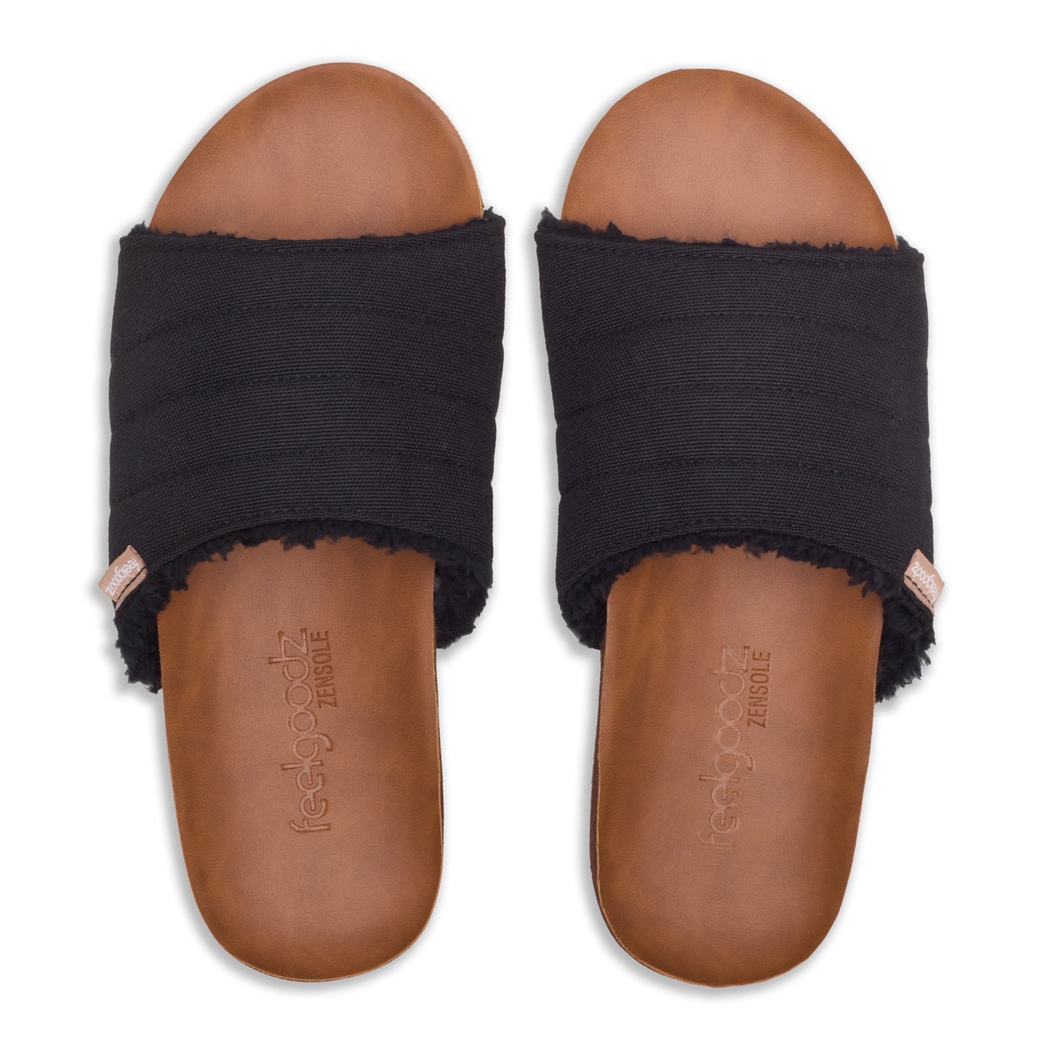 Women's Zensole™ Quilted Lounge Slide Molasses – Feelgoodz