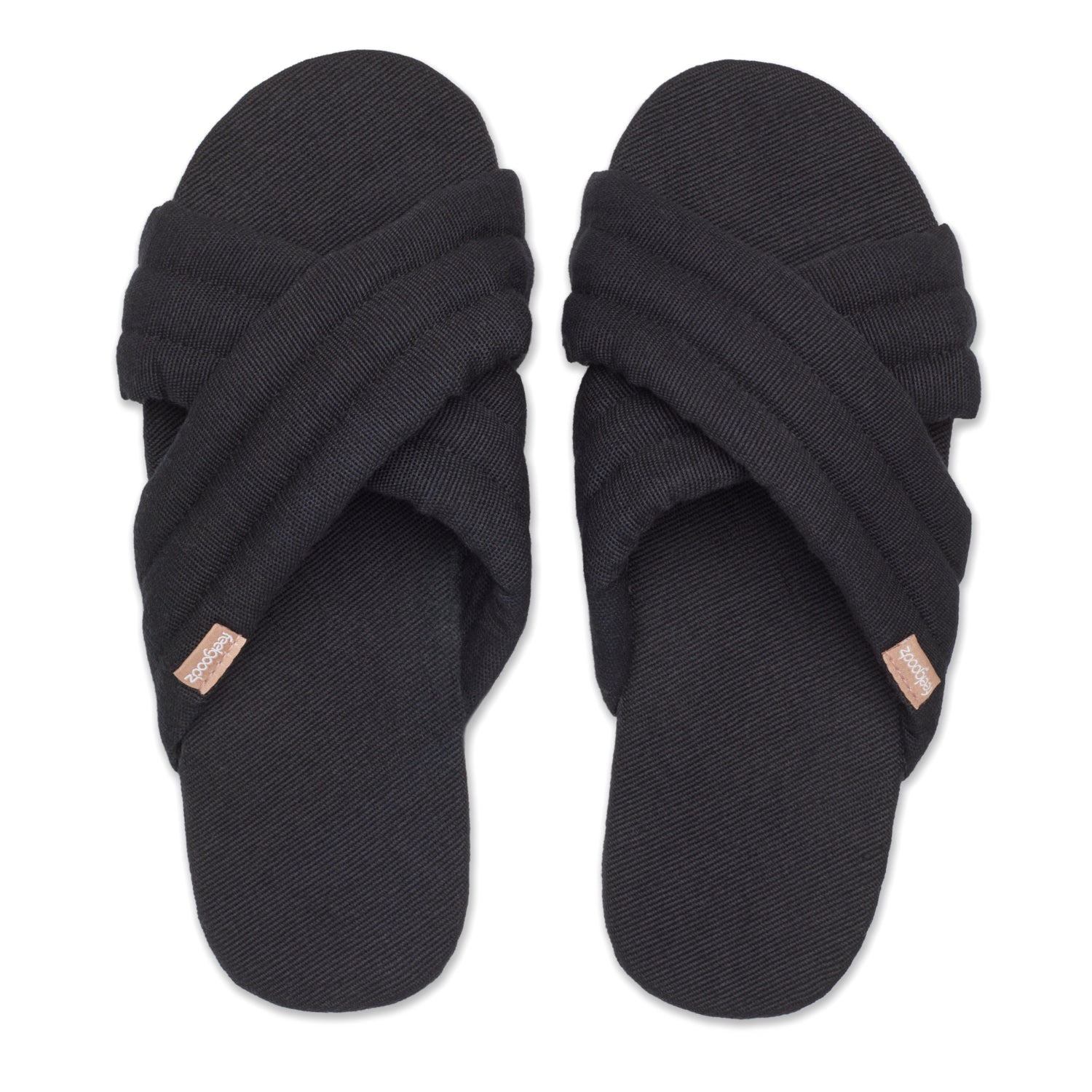 Women's Quilted Cross-Strap Slipper Roxborough – Feelgoodz