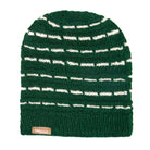 Striped Wool Knit Slouchy Cap Taiga