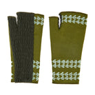 Stripe Fingerless Glove Verdant