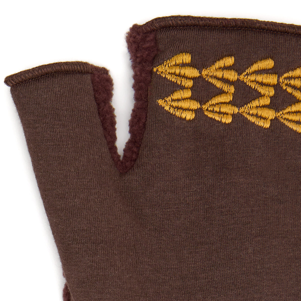 Stripe Fingerless Glove Yarrow