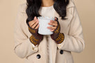 Stripe Fingerless Glove Yarrow