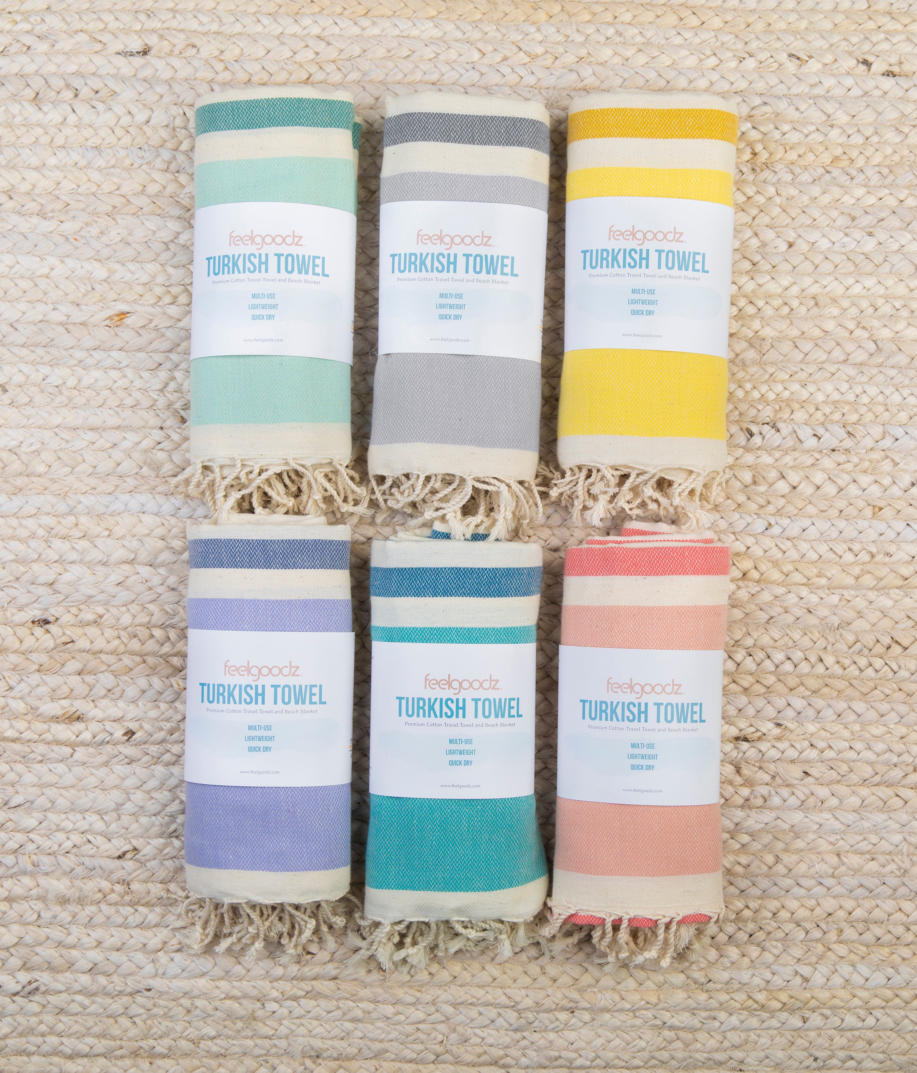 Bayside Turkish Towel Melon – Feelgoodz