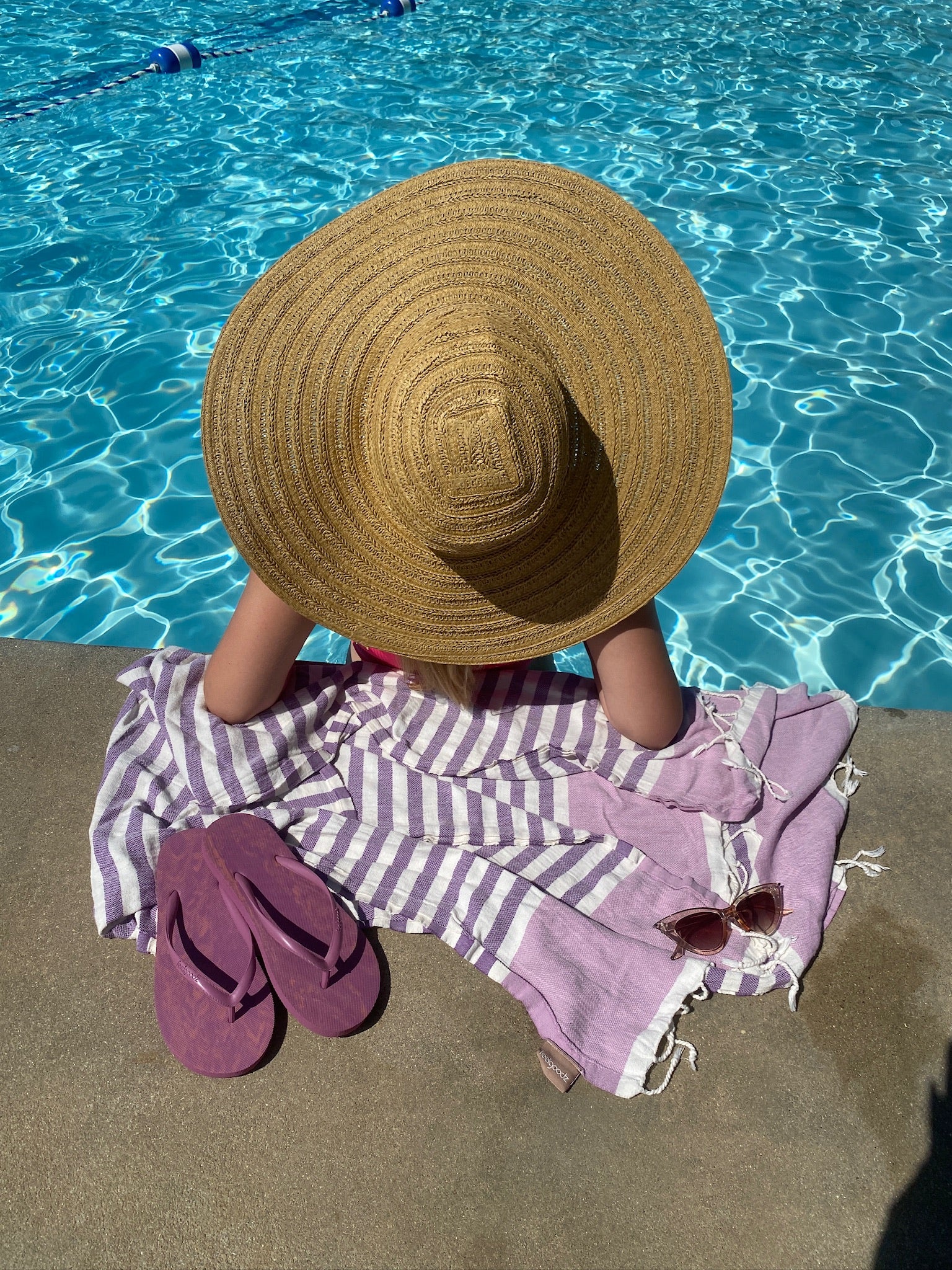 Bayside Turkish Towel Plum – Feelgoodz