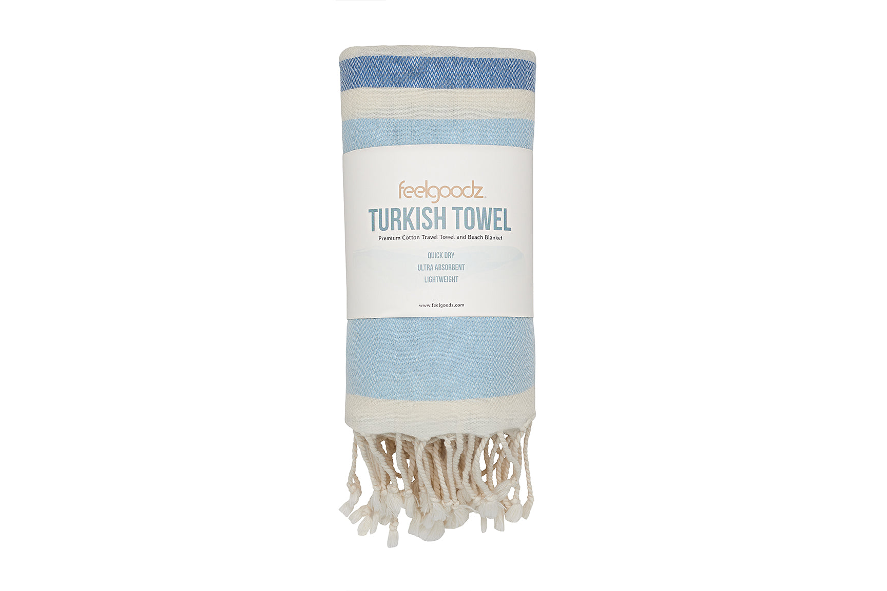 ターニングポイントSt.Elmo / Egg Shell Pastel Blue Bayside Turkish Towel Sea – Feelgoodz