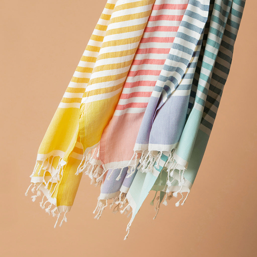 Bayside Turkish Towel Tangerine – Feelgoodz