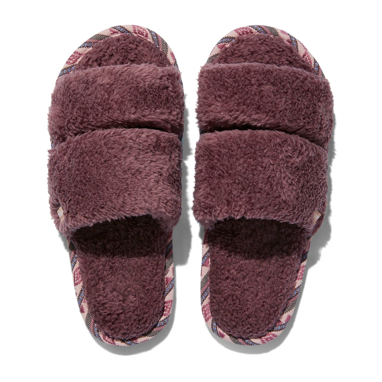 Women's Equinox Sherpa Double Strap Slipper Mulberry – Feelgoodz