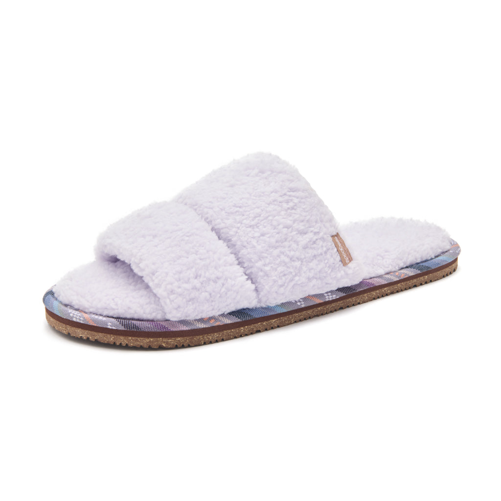 Women's Sherpa Double Strap Slipper Lily – Feelgoodz