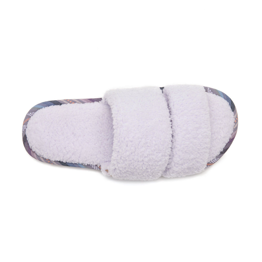 Women's Sherpa Double Strap Slipper Lily – Feelgoodz