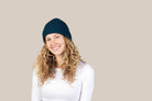 Denali Wool Knit Cap Ravine on model