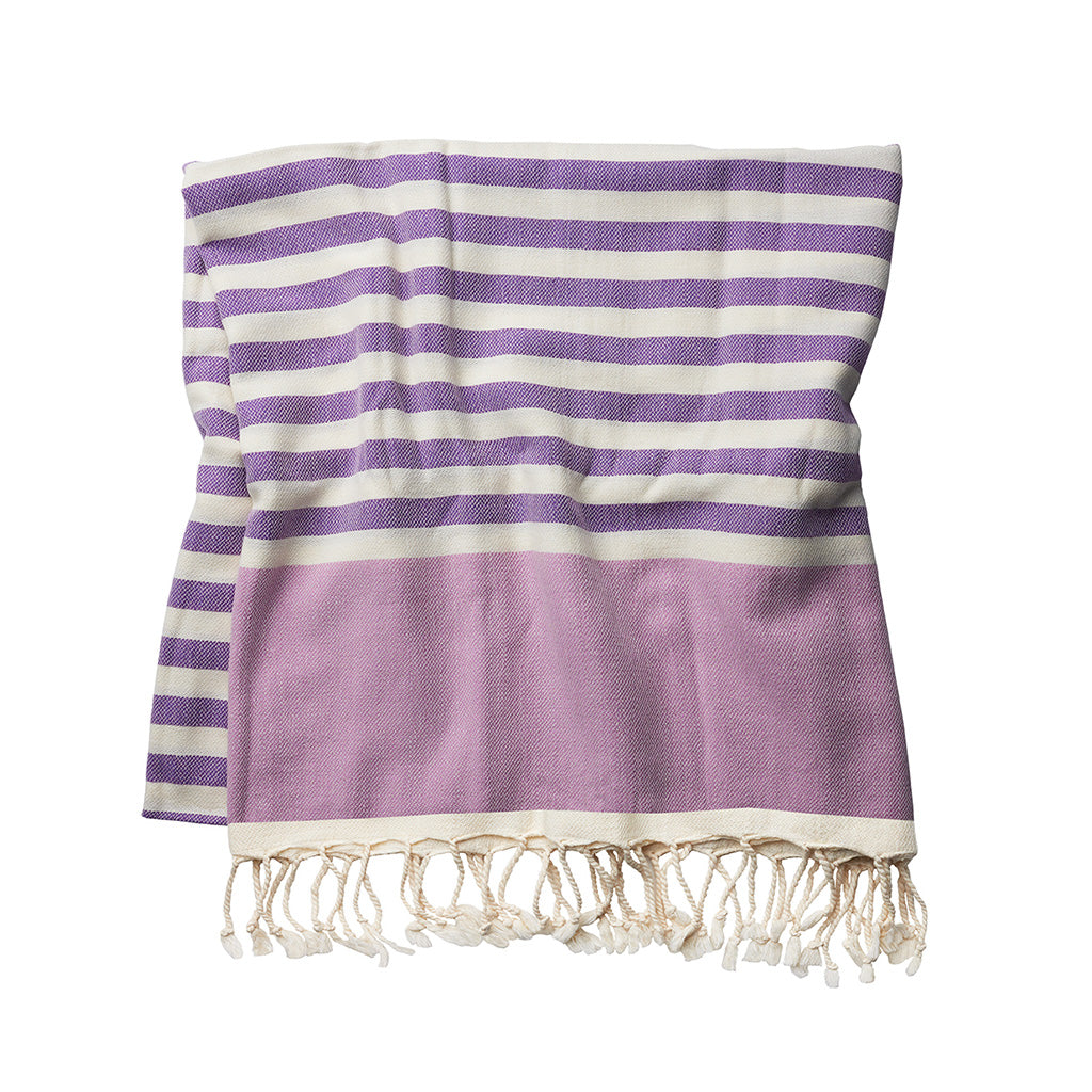 Bayside Turkish Towel Plum – Feelgoodz